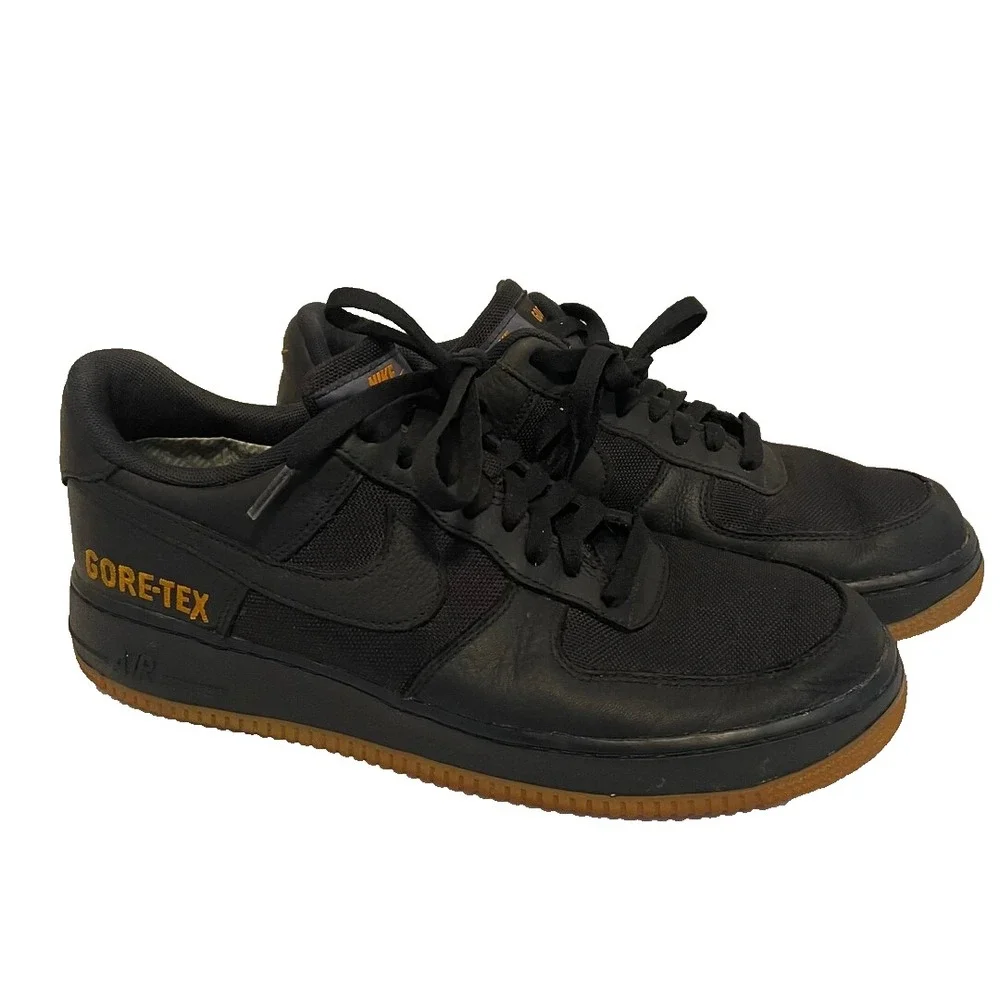 Nike Air Force 1‎ Low Black Gore-Tex Sneakers Leather